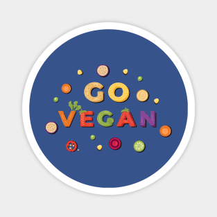 go vegan Magnet